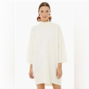 Tuckernuck Cream Long Sleeve Dress